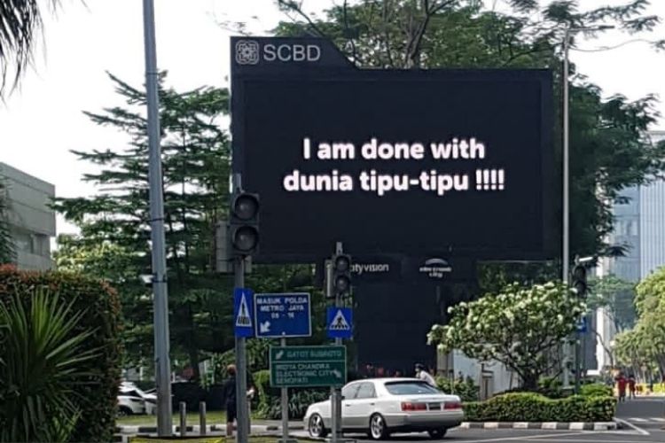 Billboard SCBD Videotron Jakarta