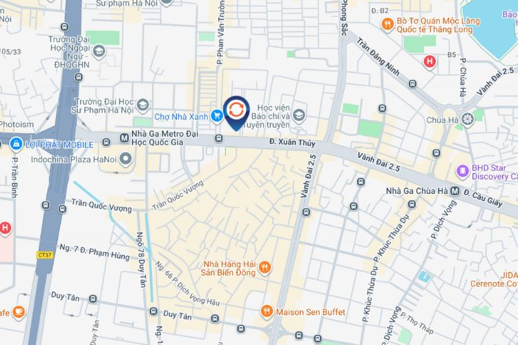Map -   Horizontal LCD Billboard at Aeon Xuan Thuy, Nghia Do Ward, Ha Noi City
