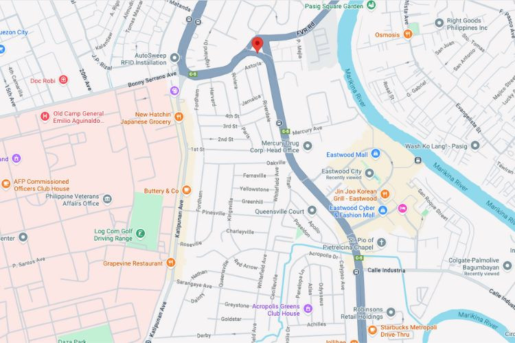 Boni Serrano Bridge, Quezon City, Metro Manila (Southbound-facing, Near Quirino Memorial Medical Center and University of the Philippines Diliman)