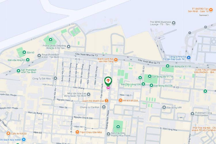 Map - l Vertical Wallscape Billboard at 227 Hoang Hoa Tham, Bay Hien Ward, Ho Chi Minh City