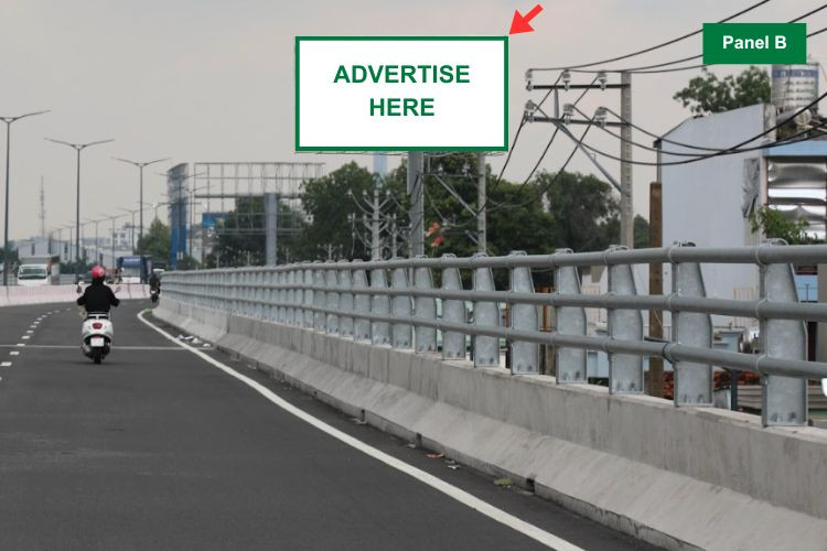 Panel B - Horizontal Unipole Billboard at Viettel Building, Bay Hien Ward, Ho Chi Minh City (Overpass in front of T3 Terminal - Tan Son Nhat Airport)