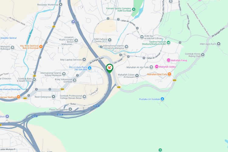 Map - Free Standing Billboard at Karak Highway KM 20.6, Gombak, Selangor