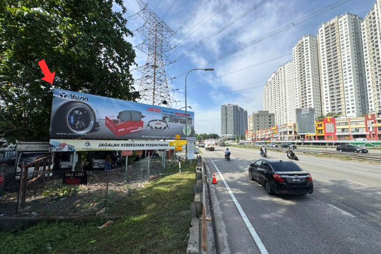1 Panel Free Standing Billboard at MRR2 Highway KM8.9, Batu Caves, Selangor