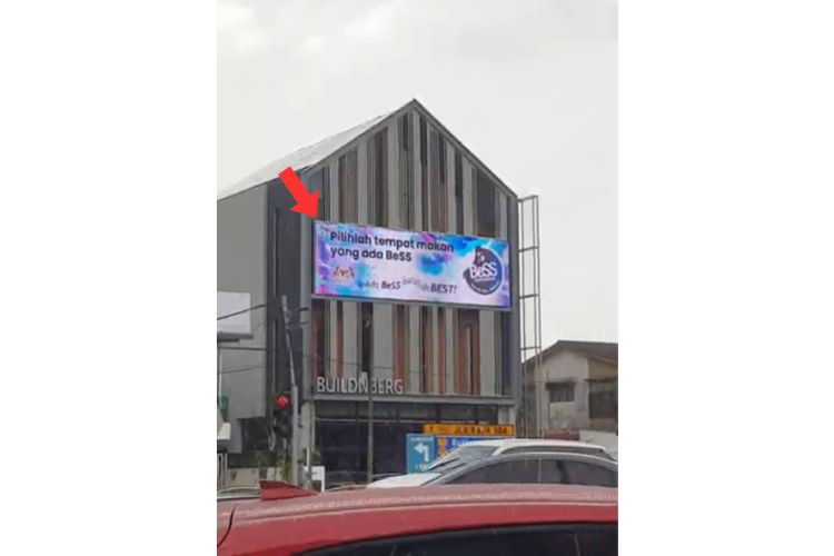 Horizontal Digital Screen Billboard at Jalan Raja Uda, Butterworth, Penang