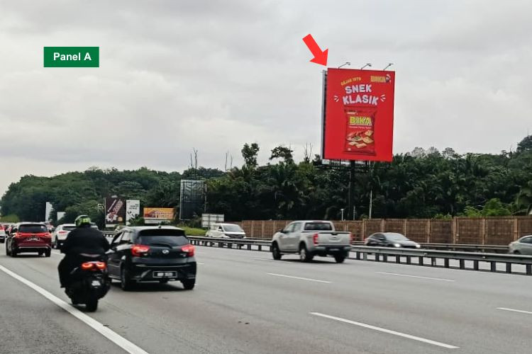 2 Sided Vertical Unipole Billboard at NSE KM450.50, Sungai Buloh, Selangor