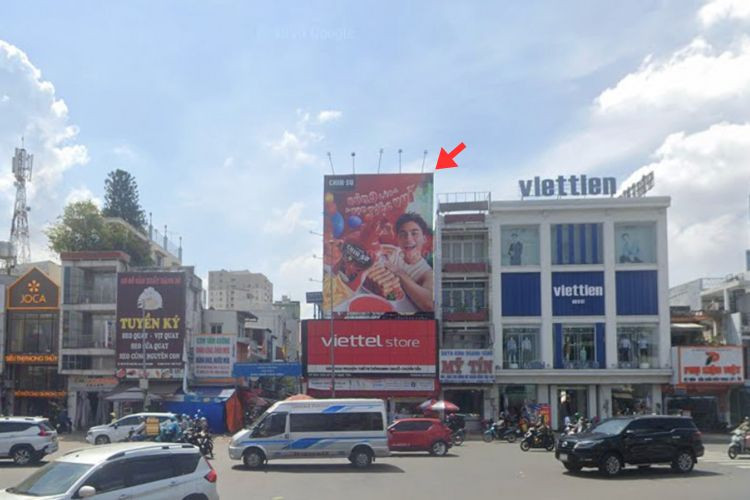 1 Panel Vertical Wall-mounted Pano Billboard at 304 Xo Viet Nghe Tinh, Thanh My Tay Ward, Ho Chi Minh City