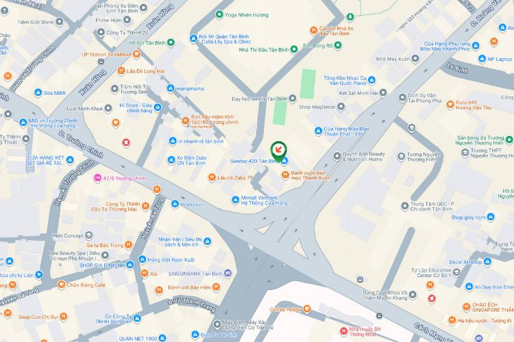 Map - Horizontal Wall-mounted Pano Billboard at 616 Hoang Van Thu, Tan Son Nhat Ward, Ho Chi Minh City