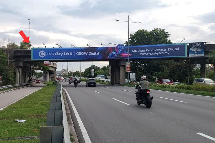 1 Sided Overhead Bridge Billboard at Jalan Pesisir Pantai, Lebuhraya Tun Dr. Lim Chong Eu, Bayan Lepas, Penang (to Bayan Lepas)