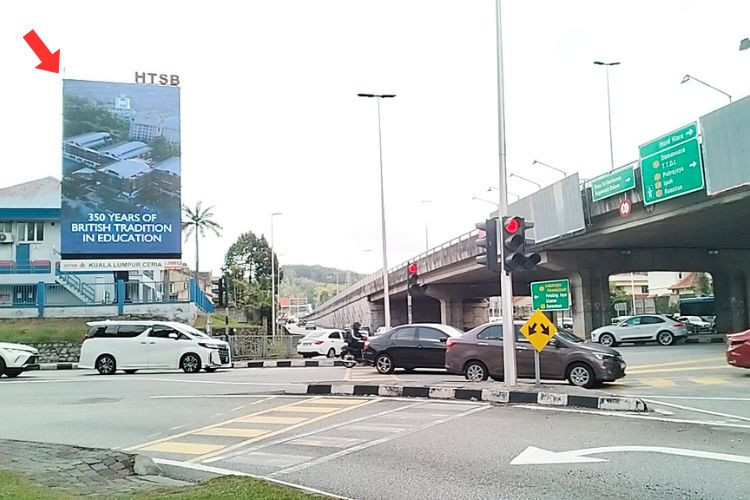 1 Panel Vertical Digital Screen Billboard at Sri Hartamas, Mont Kiara, Kuala Lumpur