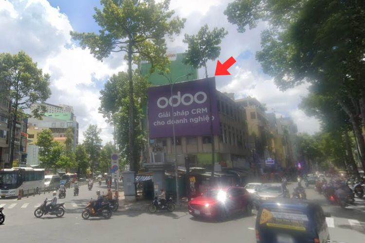 1 Panel Horizontal Wall-mounted Pano Billboard at 391 Tran Phu, An Dong Ward, Ho Chi Minh City