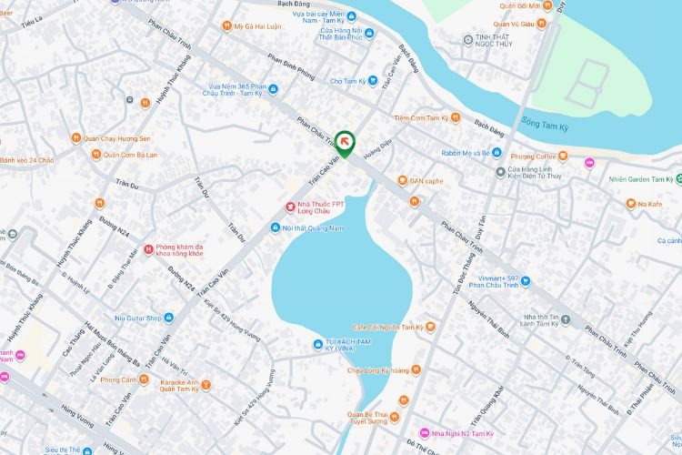 Map - Horizontal Wall-mounted Pano Billboard at 522 Phan Chu Trinh, Tam Ky Ward, Da Nang City