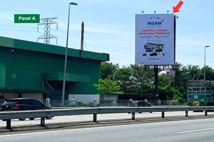 2 Sided Vertical Unipole Billboard at NSE Highway KM155.3, Simpang Ampat, Penang (Batu Kawan - 2nd Bridge)