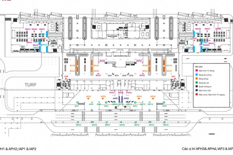 Map - Vertical Airport LED Screen Billboard at Cam Ranh International Airport, Bac Cam Ranh Ward, Khanh Hoa