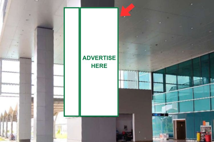 4 Sided Vertical Airport LED Screen Billboard at Cam Ranh International Airport, Bac Cam Ranh Ward, Khanh Hoa