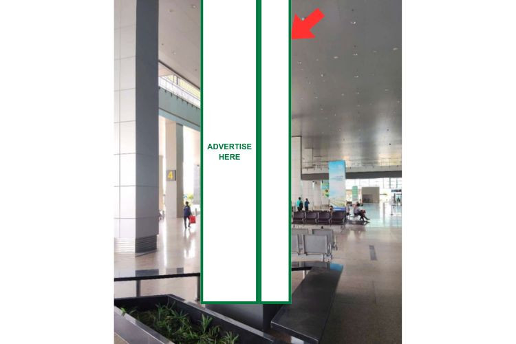3 Sided Vertical Airport LED Screen Billboard at Cam Ranh International Airport, Bac Cam Ranh Ward, Khanh Hoa