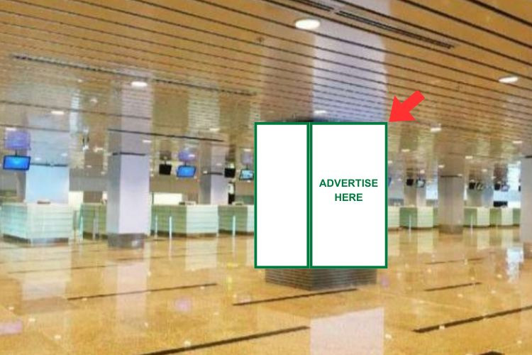 2 Sided Vertical Airport LED Screen Billboard at Cam Ranh International Airport, Bac Cam Ranh Ward, Khanh Hoa