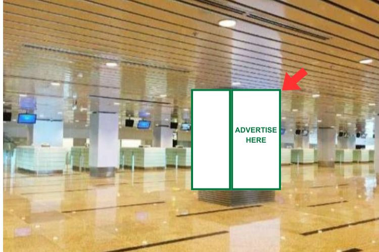 2 Sided Vertical Airport LED Screen Billboard at Cam Ranh International Airport, Bac Cam Ranh Ward, Khanh Hoa