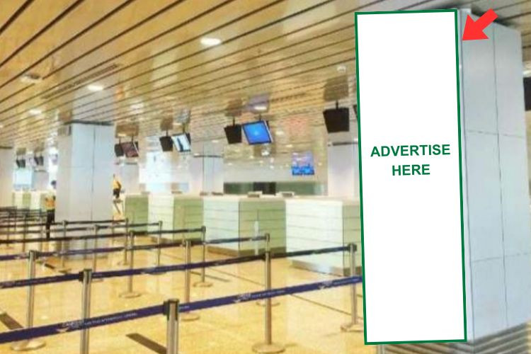 Day view - Vertical Airport LED Screen Billboard at Cam Ranh International Airport, Bac Cam Ranh Ward, Khanh Hoa