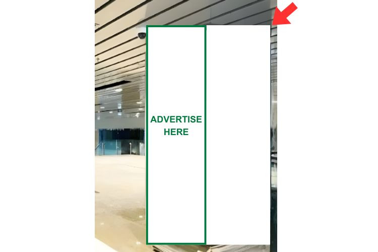 Day view - Vertical Airport LED Screen Billboard at Cam Ranh International Airport, Bac Cam Ranh Ward, Khanh Hoa