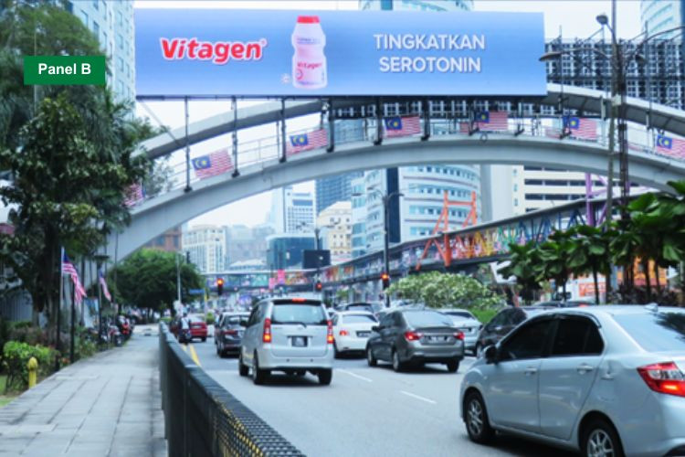Digital Overhead Bridge Billboard at Jalan Sultan Ismail, Kuala Lumpur (Near LRT Sultan Ismail)