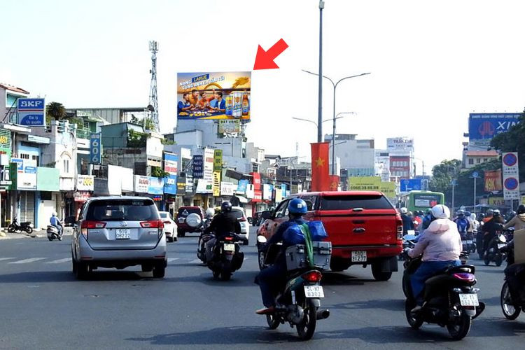 1 Panel Horizontal Wall-mounted Pano Billboard at 564 Hoang Van Thu, Tan Son Nhat Ward, Ho Chi Minh City