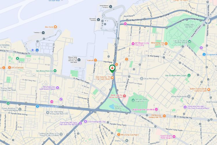 Map - Horizontal Wall-mounted Pano Billboard at 5A - 5B Truong Son, Tan Son Nhat Ward, Ho Chi Minh City