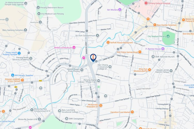 Jalan Ayer Itam - Jejambat Masjid Negeri, Air Itam, Penang (near Wisma Panda Puteri)