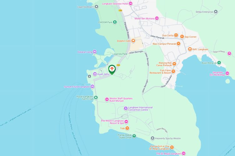 Map - Free Standing Billboard at Persiaran Putera, Langkawi, Kedah (infront Jetty Point)