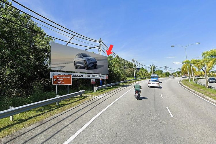1 Panel Free Standing Billboard at Jalan Padang Matsirat, Langkawi, Kedah