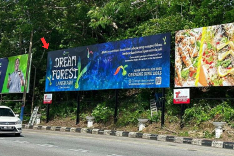 1 Panel Free Standing Billboard at Persiaran Putra, Langkawi, Kedah (in front of Jetty Point [B])