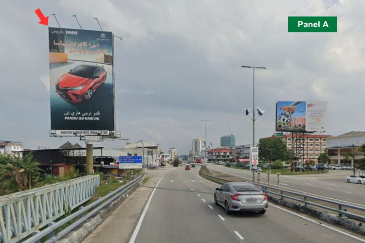 Vertical Unipole Billboard at Jalan Beserah, Kuantan, Pahang