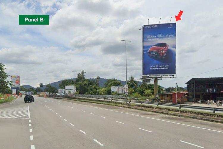 Vertical Unipole Billboard at Jalan Beserah, Kuantan, Pahang
