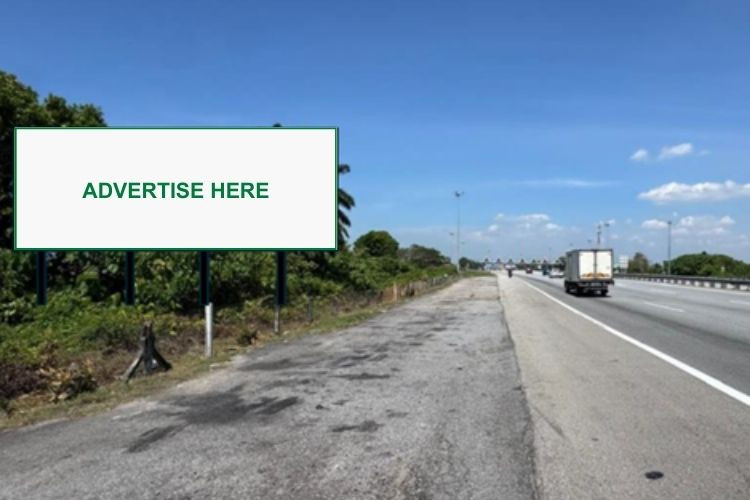 1 Panel Free Standing Billboard at NSE Highway KM128.9, Butterworth, Penang (before Plaza Tol Sungai Dua, NB)