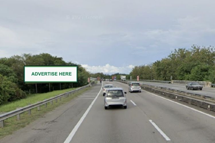 1 Panel Free Standing Billboard at NSE Highway KM124, Kepala Batas, Penang (after Plaza Tol Sungai Dua, NB)