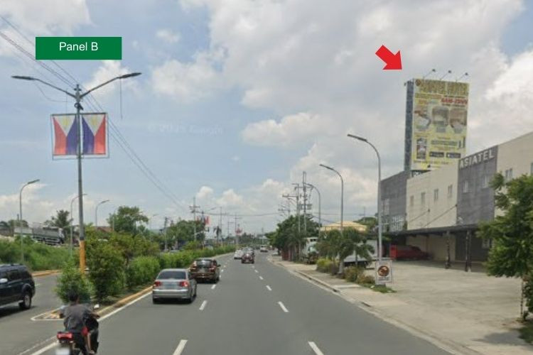 Panel B - Vertical Rooftop Billboard at 5399 Barangay, Bacoor Blvd., Bacoor, Cavite (On top of Asiatel)