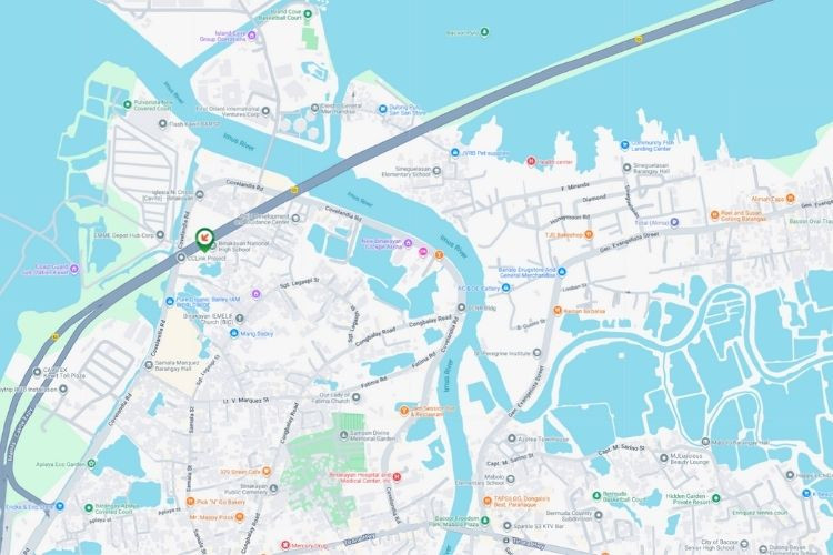 Map - Horizontal Free Standing Billboard at Brgy. Pulvorista, Binakayan, Kawit, Cavite (Visible via CAVITEX)