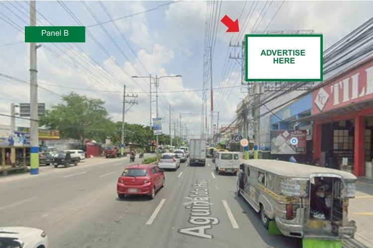 Panel B - Horizontal Rooftop Billboard at Emilio Aguinaldo Highway near cor. Daanghari Road, Anabu II-D, Imus, Cavite (Near The District Imus)