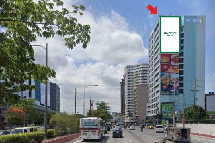 1 Panel Vertical Wall-Mounted Billboard at 157 Roxas Boulevard, Baclaran, Paranaque, Metro Manila (On the facade of Crowne Bay Tower)