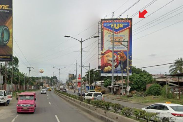 1 Panel Vertical Rooftop Billboard at Laverna Hills, Carlos P. Garcia National Highway, Buhangin, Davao City, Davao del Sur (Airport bound, Near Francisco Bangoy International Airport)