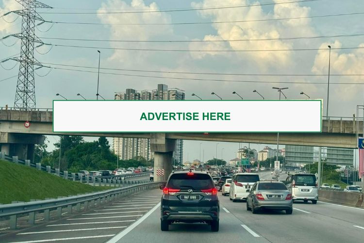 Overhead Bridge Billboard at DUKE Highway, Kuala Lumpur (towards Wangsa Maju)
