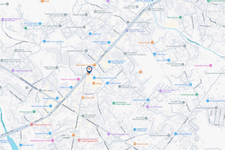 Map - Horizontal Digital Screen Billboard at Cebu South Road, Talisay, Cebu (On the Facade of Gaisano Grand Fiestamall)