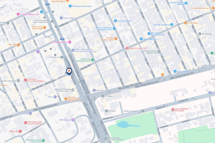 Map - Vertical Digital Screen Billboard at EDSA cor. Liberty Ave., Quezon City, Metro Manila (On the Facade of Torres Building)