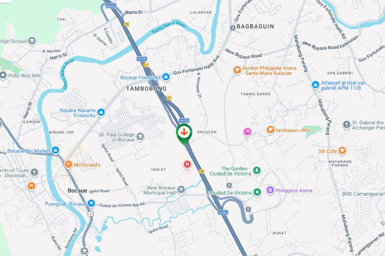 Map Freestanding Billboard at Maharlika Highway, Bocaue, Bulacan (Near Bocaue NLEX Toll Plaza)