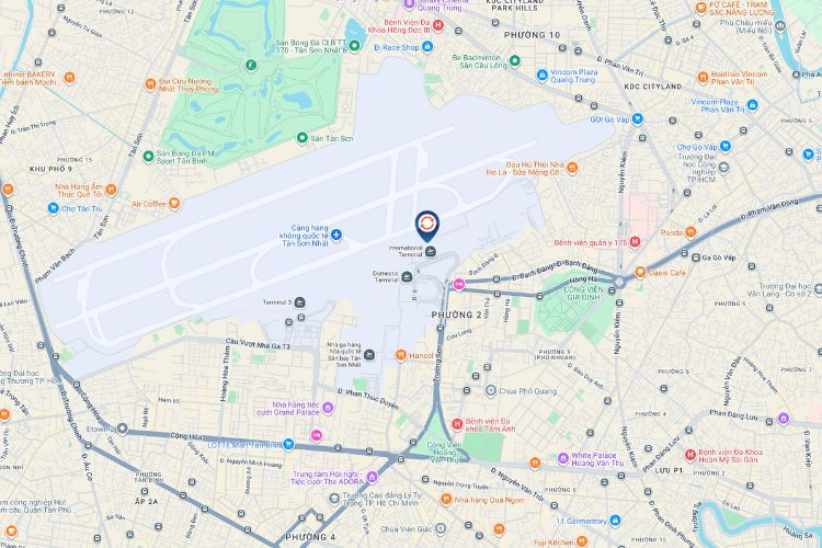 Map - Horizontal Airport LED Screen Billboard at Tan Son Nhat International Airport, Tan Son Hoa Ward, Ho Chi Minh City (Departure in gate D1 and D2, T2 Terminal)