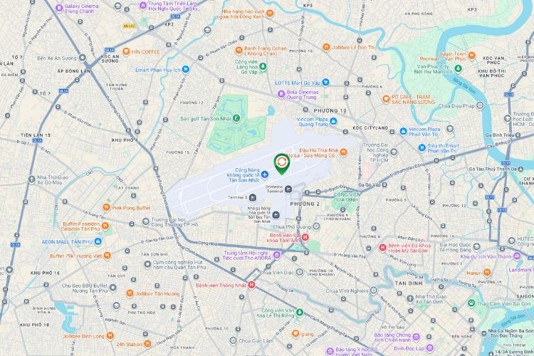 Map -  Light Box Billboard at Tan Son Nhat International Airport, Tan Son Hoa Ward, Ho Chi Minh City (Conveyor belt area, Terminal 2, Lightbox)