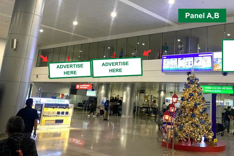 1 Panel Horizontal Light Box Billboard at Tan Son Nhat International Airport, Tan Son Hoa Ward, Ho Chi Minh City (Passenger arrivals Customs Inspection Area, International Arrivals Baggage Claim Area, Terminal 2)