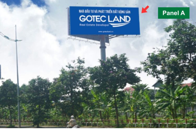 2 Sided Horizontal Unipole Billboard at Noi Bai International Airport, Ba Dinh Ward, Ha Noi City (Opposite Noi Bai International Airport, Nhat Tan - Noi Bai street)