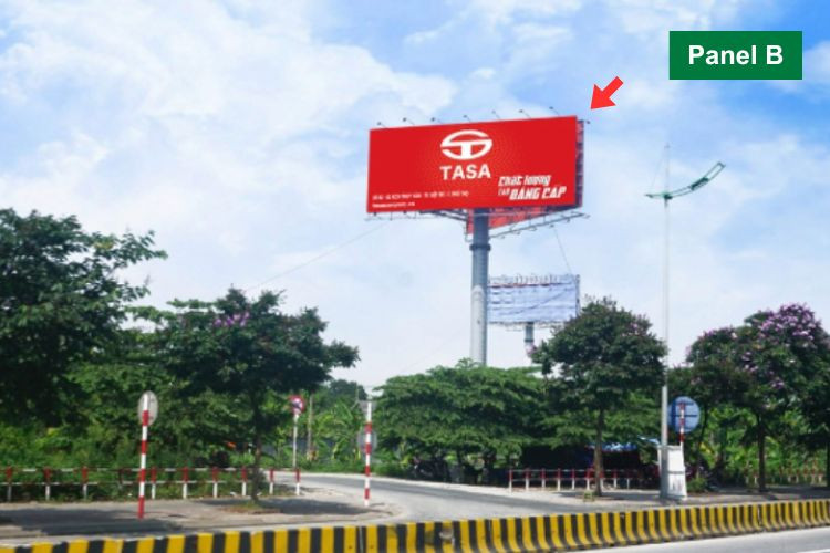 Panel B - Horizontal Unipole Billboard at Noi Bai International Airport, Ba Dinh Ward, Ha Noi City (Opposite Noi Bai International Airport, Nhat Tan - Noi Bai street)