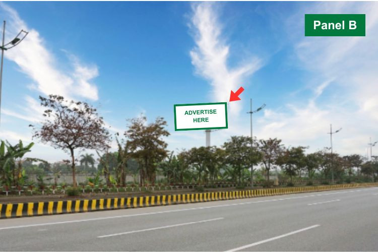 Panel B - Horizontal Unipole Billboard at Noi Bai International Airport, Ba Dinh Ward, Ha Noi City (Opposite Noi Bai T2 terminal, Nhat Tan - Noi Bai street)