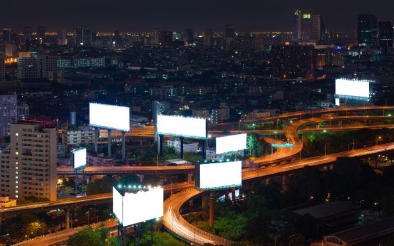 led advertising sign